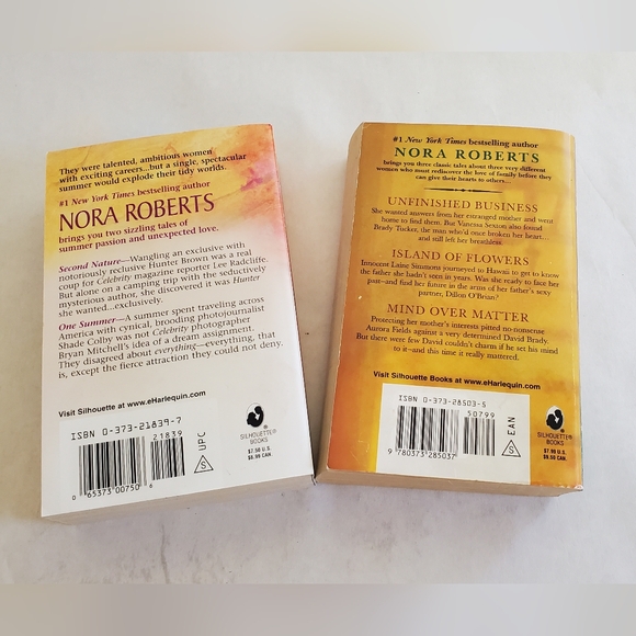 NORA ROBERTS 5 NOVELS IN 2 BOOKS - Picture 2 of 4